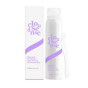 Bikini Pain-Free Hair Removal Cream for SensitiveSkin, Hypoallergenic Formula-Gentle & Fast-ActingDepilatory with Citrus Scent, Aloe & HyaluronicAcid for Soothing Care, Suitable for Men &Women