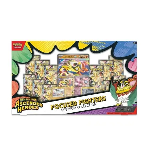 Ascended Heroes Focused Fighters (LIVE RIP ONLY) No Jumbo Card Shipped