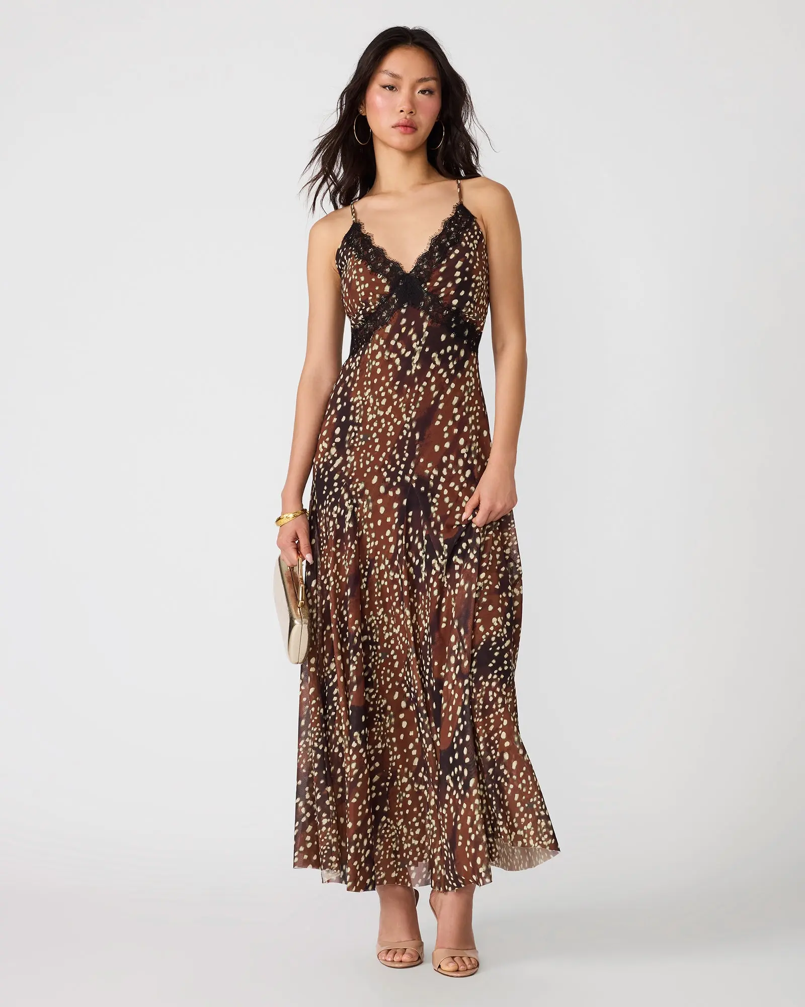 EM DRESS SMOKEY BROWN