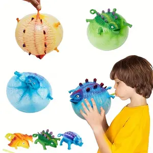 Children's Fun Dinosaur Animal Inflatable Balloon Toy Soft Ball Balloon Outdoor Party Sports Cute Fun Game Gift