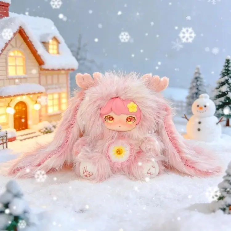 Luoxi'er 400% V2 Cheer Bunny Plush Blind Box  | 6+2 Hidden |, Blindbags, Toy