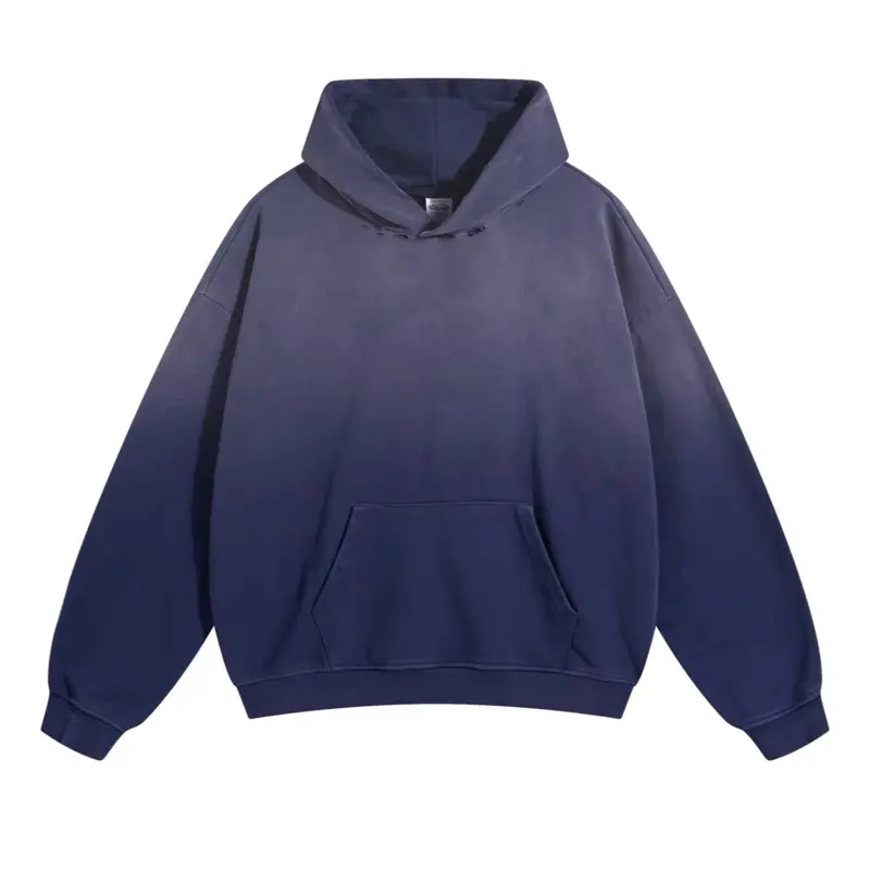トップス BIO WEAR HEAVY WEIGHT FADED HOODIE M FAIABLE Mens Womens Double Zip Up Hoodie Oversized Acid Wash