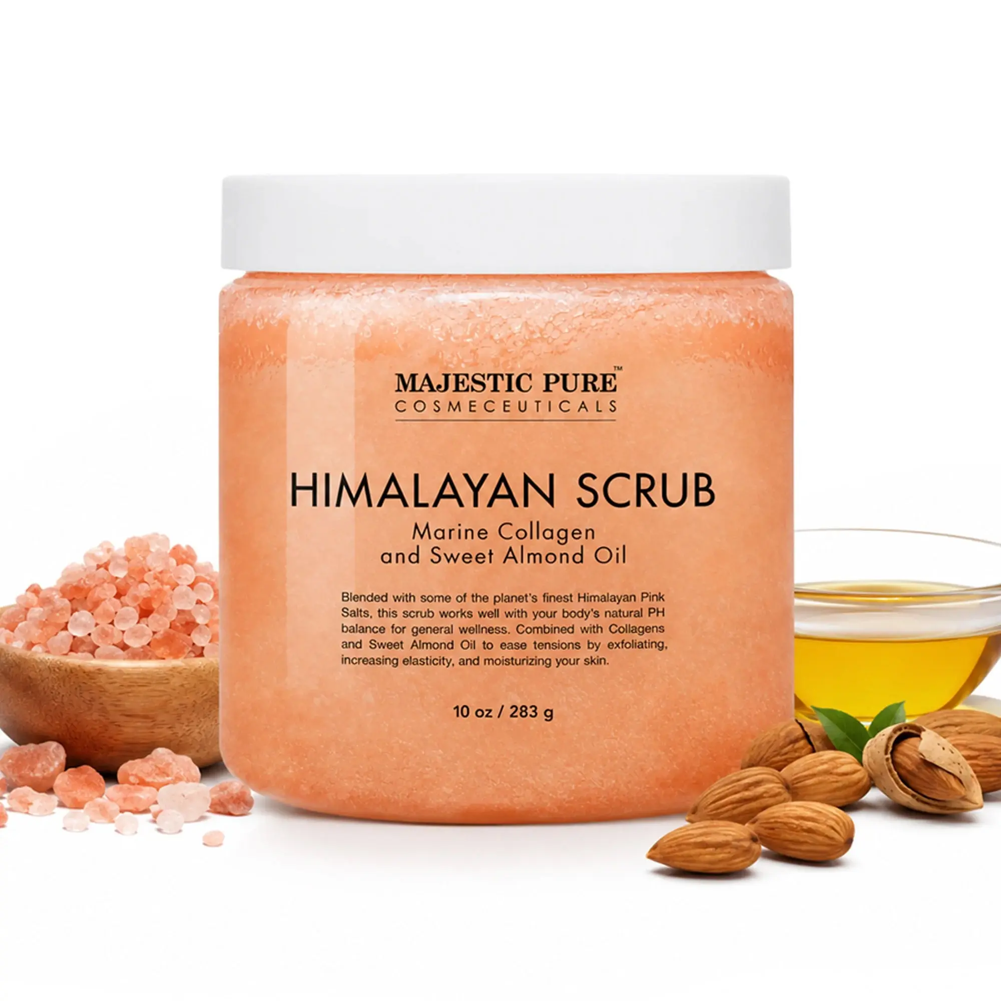 Himalayan Scrub with Collagen | 10 oz, Exfoliate, Glycerin