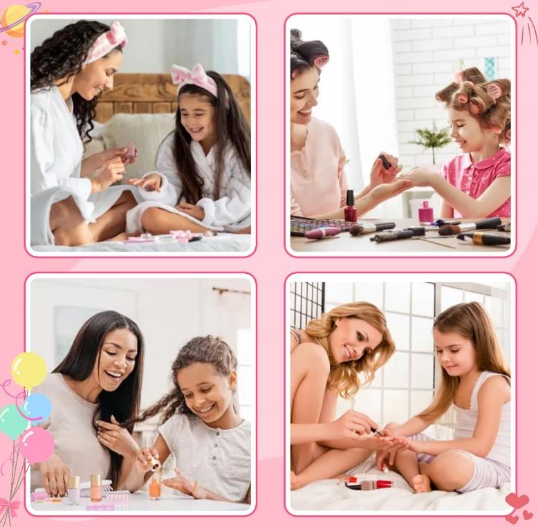 Misssix 78 Pcs Press on Nails for Kids, 3 Pack Kid Fake Nail Kit Cute Press on Nails, Old Colorful Flower Glue On Nails Stick On Nails for Girls 8-12 Years