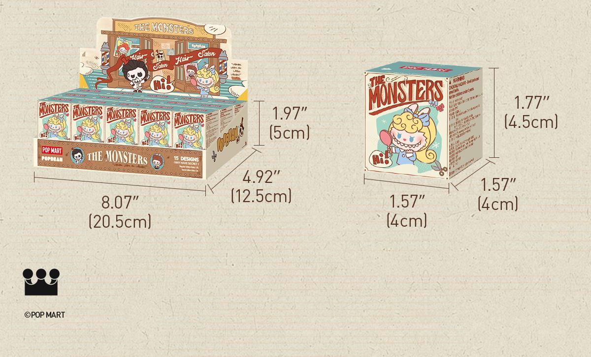 unboxing - POP MART POP BEAN THE MONSTERS Hair Salon Series Blind Box LABUBU Fun Toy
