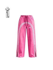 Y2K Four-Season New Elastic Tie Straight Leg Casual Loose Sports Wear, High-Quality Washed Cotton, Soft Comfortable Breathable, Trendy Versatile