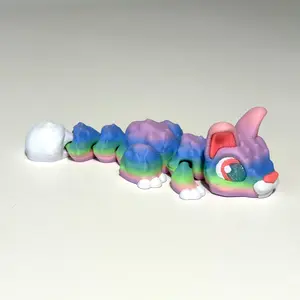 Baby Bunny Dragon - 3D Printed Articulating Figure Baby Bunny Dragon - 3D Printed Articulating Figure