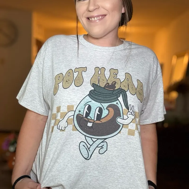 Pot Head Graphic Top