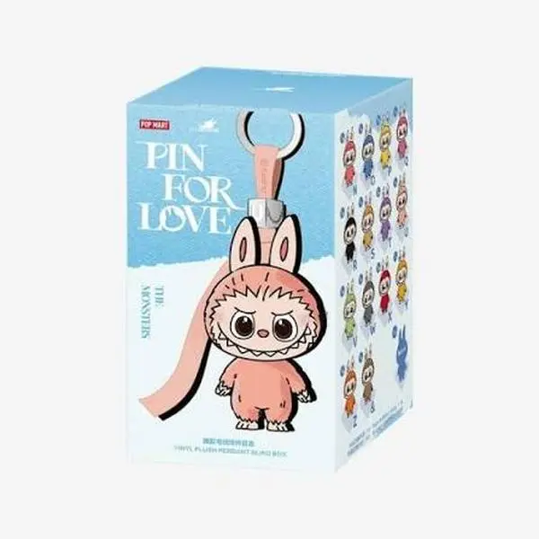 Popmart the Monsters Pin for Love N-Z Plush Blind box
