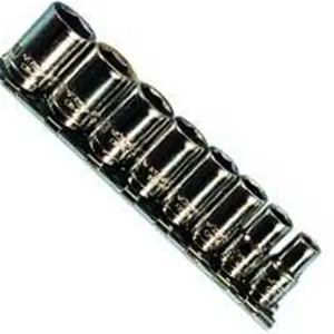 K Tool International KTI26100 8 Piece 1/4 Inch Drive 6 Point Metric Chrome Socket Set