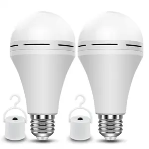Emergency-Rechargeable-Light-Bulb, Stay Lights Up When Power Failure, 1500mAh 15W 80W Equivalent LED Light Bulbs for Home, Camping, Tent (E27, with Hook) (Daylight) lamp tiktokshopspringglowup