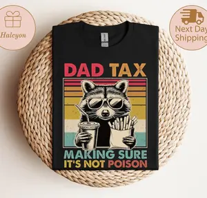 Dad Tax Raccoon Shirt, Funny Dad Tax T-Shirt, Retro Style Dad Tee, Gift for Dad, Funny Dad Gifts, Taxation Shirt, Fathers Day Gift #giftfordad #dadgift #giftforfather