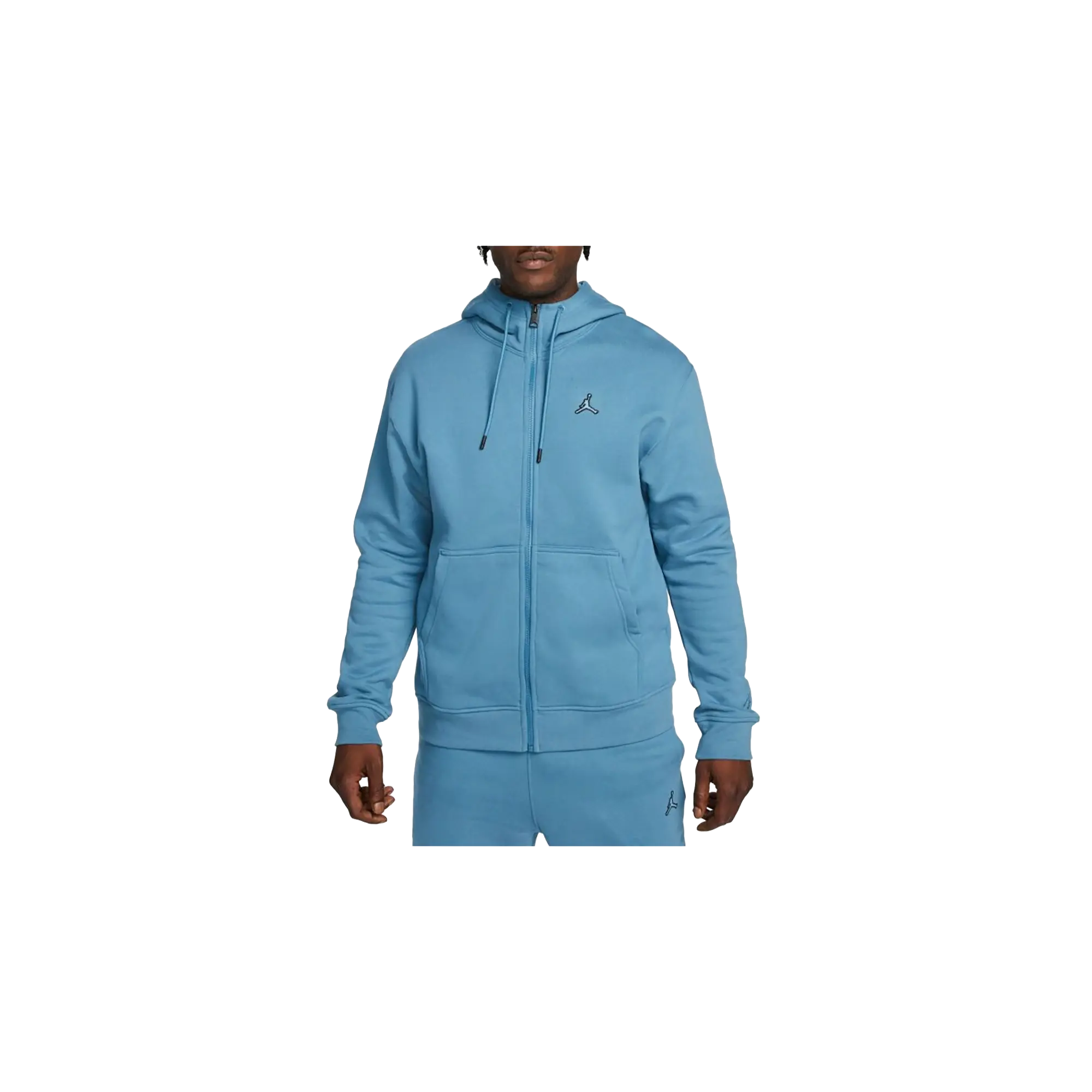 Jordan Essentials Fleece Full-Zip Hoodie "Blue" DA9810 415