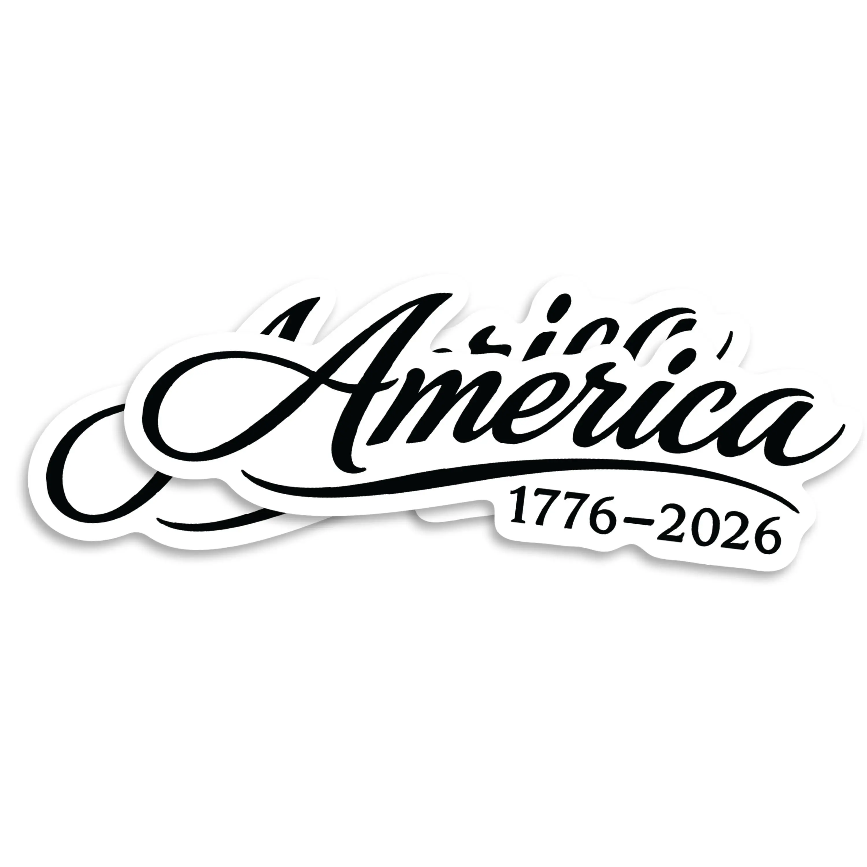 USA America 1776-2026 250 Year Anniversary Magnet - 2 Pack Magnets For Car SUV Refrigerator Locker Toolbox Gift - Design For Semiquincentennial Liberty & National Pride - 5 Inch 2 Piece - USAMAG0009