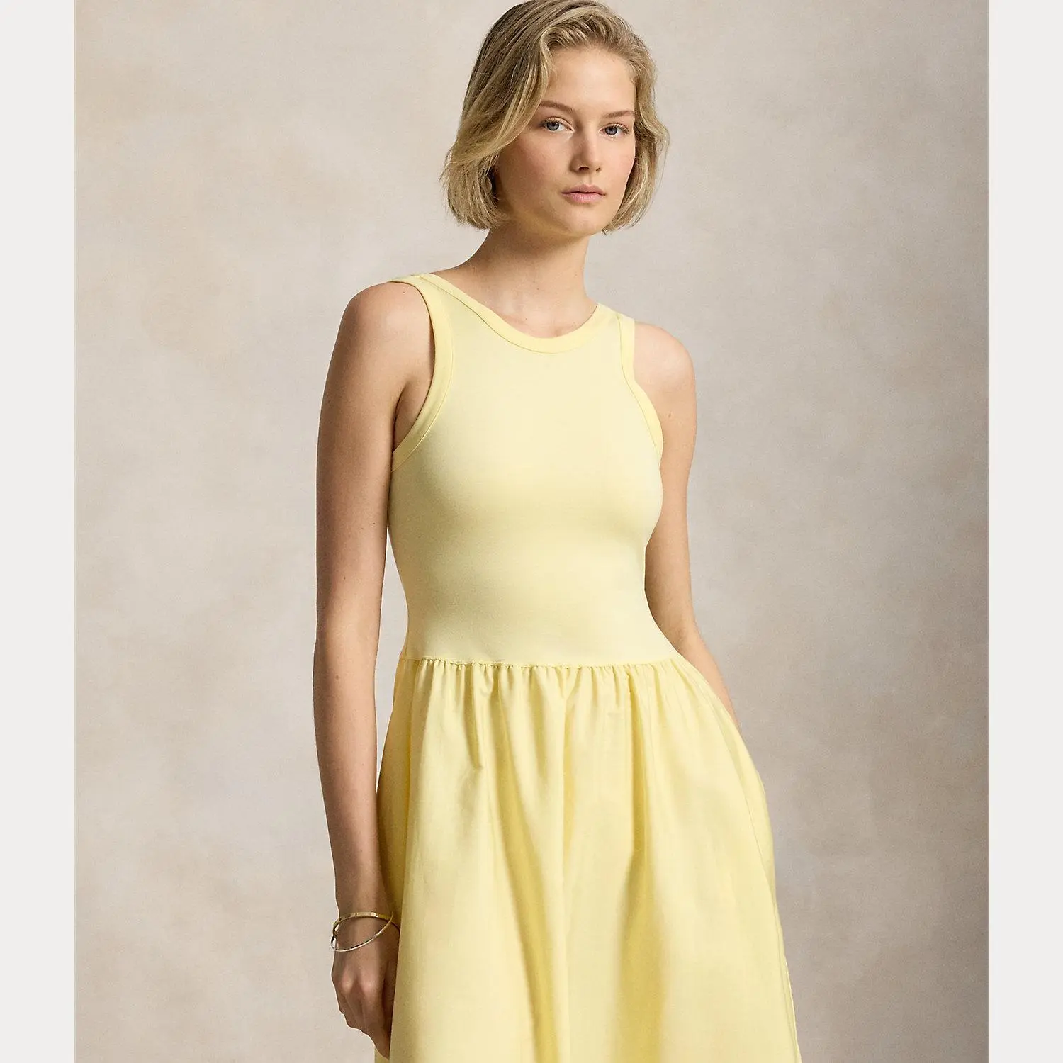 Polo Ralph Lauren - Ponte-Bodice Sleeveless Dress
