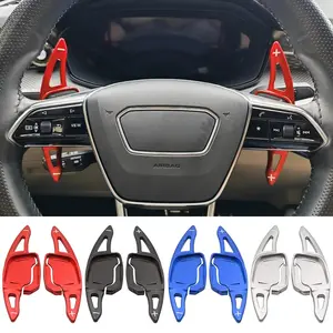 Shifter Paddle For Audi A3 A6 S6 C8 A7 S7 4K A8 Q8 E-tron Sportback 2019-2024 Car Steering Wheel Paddle Shifter DSG Extension Gear Car Accessories