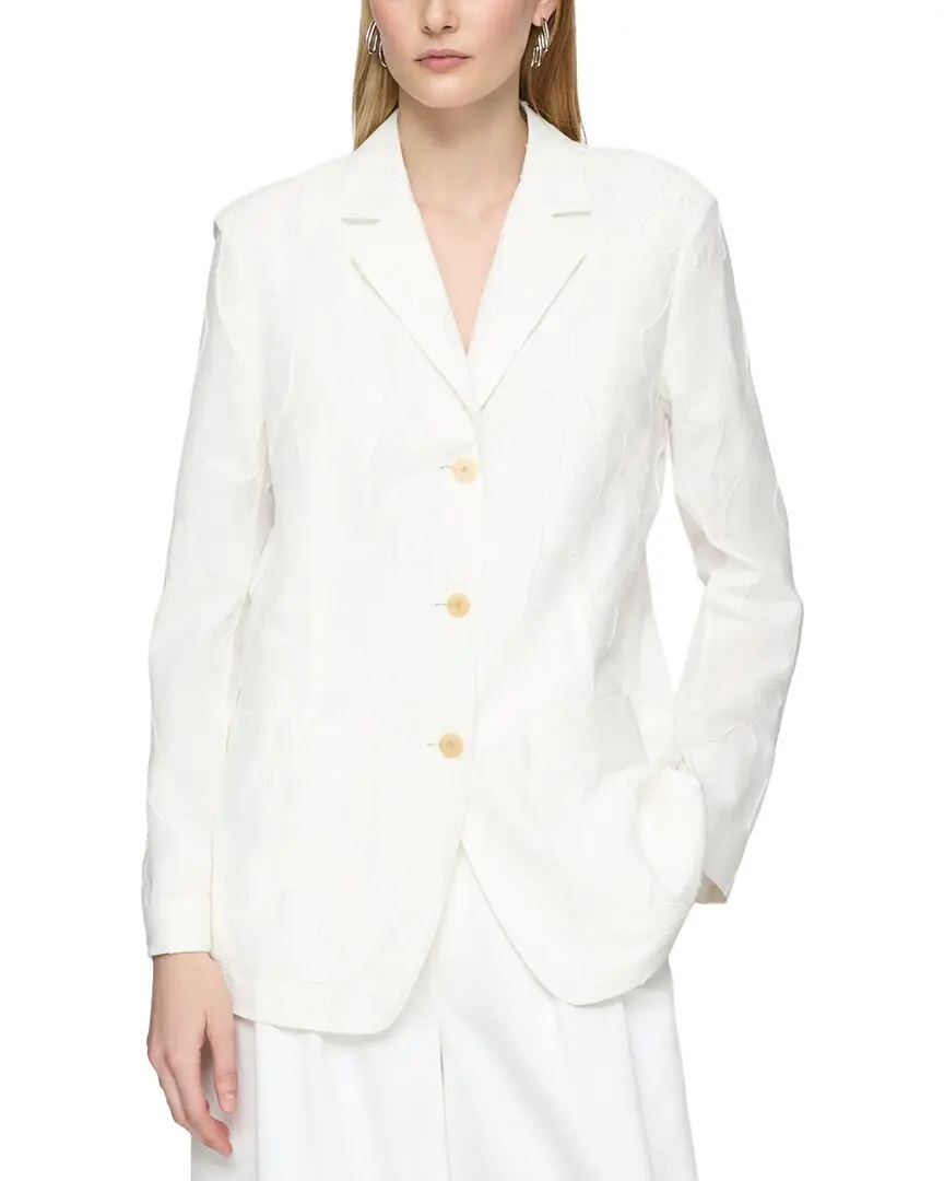 Lafayette 148 New York Patch Pocket Single Breasted Blazer