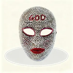 Luxury Sparkling Masquerade Mask EJ11509533 - Glitter Party Face Cover with Funky Styles for Costume Balls Carnival Venetian Masked Comfortable Wearable Performance Prop No Speech Obstruction