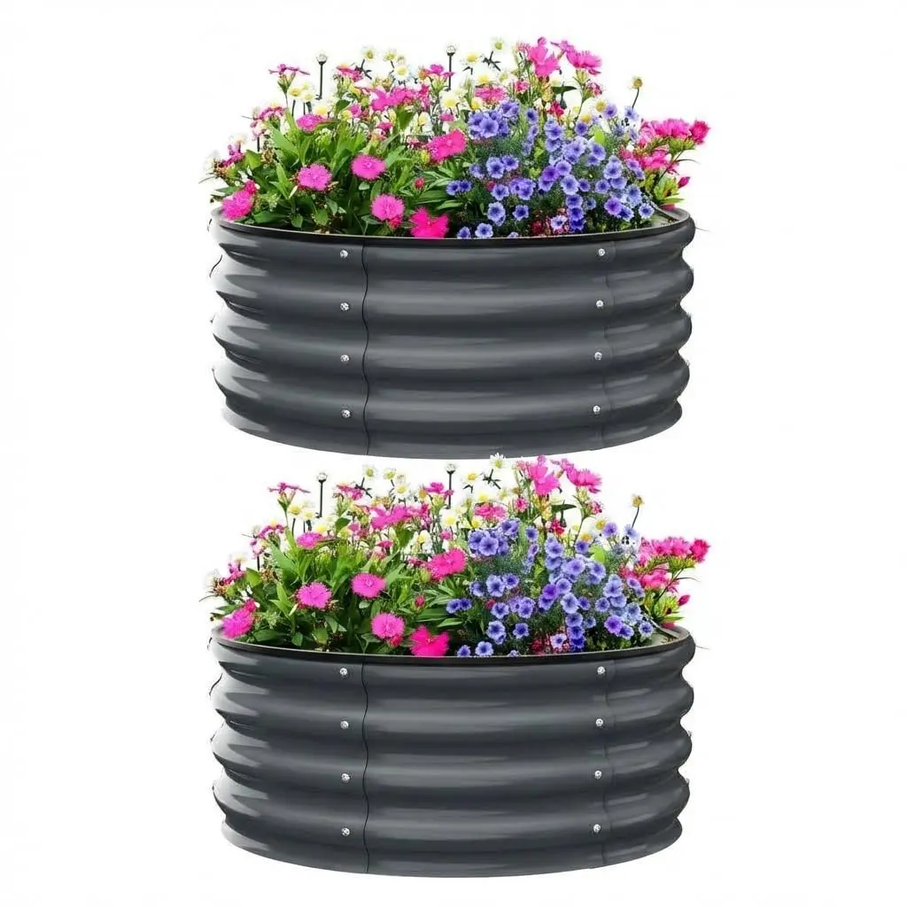 2 Pack 3*3*1FT Dark Gray