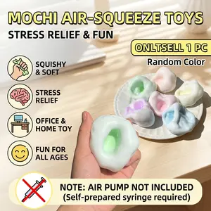 Ice-Skin Glutinous Rice Dumpling Craft Balls: Creative, Fun, and Stress-Relieving Craft Balls; Malleable, Whimsical Stress-Relief Toys; Moldable Ice-Skin Craft Balls;Glutinous Rice Dumpling Squeeze Toys;Ultra-Thin Craft Balls;Textured Stress-Relief Balls