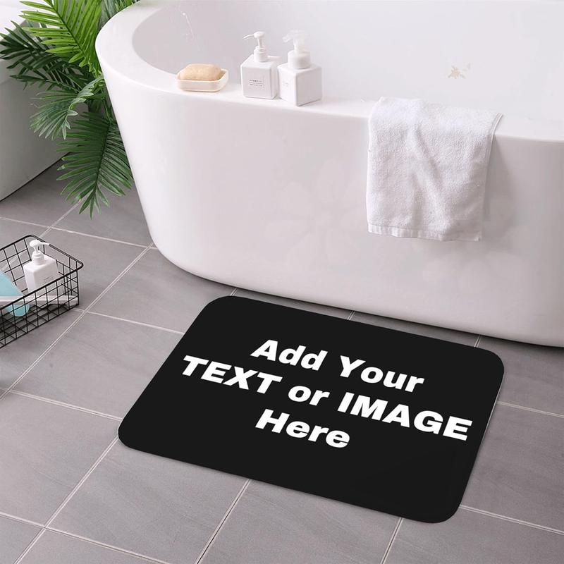 PERSONALIZED Doormat - 3 Size Avaliable - Custom Front Door Welcome Doormat - Support Pictures or Text - Gift Idea for Housewarming New Year Thanksgiving Day - 40cm*60cm