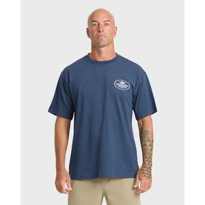 Quiksilver | Waterman Union Made Sueded Short Sleeve T-Shirt | Men's Graphic Print Lightweight | Everyday Wear & Casual Streetwear