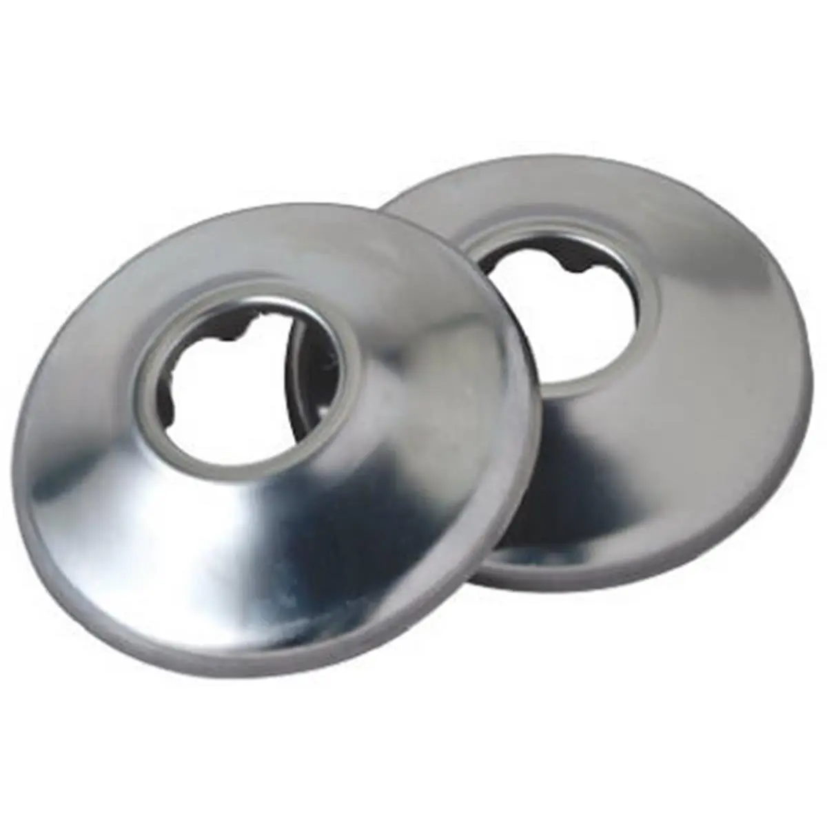 Plumb Shop Div Brasscraft  0.5 in. Master Plumber Shallow Pipe Cover - 2 Per Pack