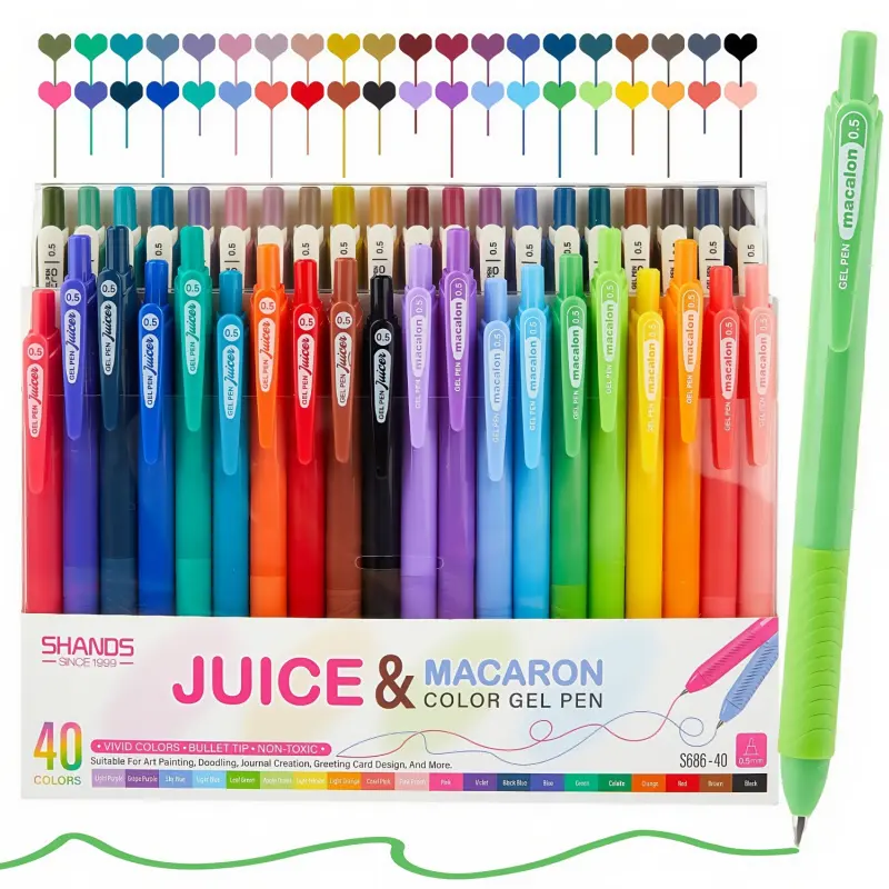 Retractable Gel Ink Pens,0.5mm Extra Fine Point Tip,Journaling Smooth Writing Note Taking Coloring No Bleed & Smear Smudge, Smudge Free for Drawing, Writing,Planner at School, College Student Pen, Multi Purpose Pens, Office Stationery Supplies