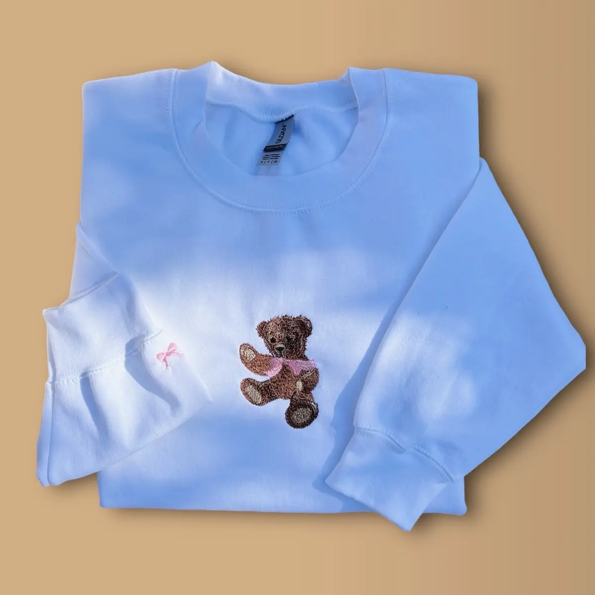 Gildan vintage coquette bear sweater.