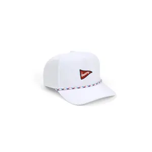 Breezy Flag White Rope Hat