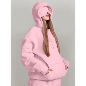 2-PieceAirplane Mode Travel  Sweatpants Bottoms Womenswear Basic Casual Clothes Suits Fitted Long Sleeve Everyday Light