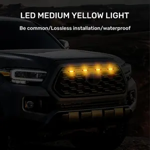 1set Car grille lights, universal daytime running lights for off-road vehicles, pickups, and sedans, LED lights，car electronics, Lightbar