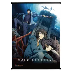 Solo Leveling - Sung Jinwoo E to S Rank Wall Scroll 43L" x 31W"