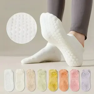 Non-Slip Mesh Yoga Socks, Low-Cut Breathable Grip Socks