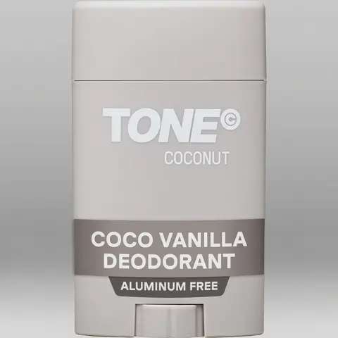 TONE Aroma Aluminum-Free Coconut Deodorant - 48-Hour Odor Control, 2.65 oz Non-Toxic Hydrating Self Care Product, Alcohol-Free, Probiotic Support, Shea Butter, Coconut Oil, Lightweight Moisturizer for All Skin Types, Adults