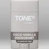 TONE Aroma Aluminum-Free Coconut Deodorant - 48-Hour Odor Control, 2.65 oz Non-Toxic Hydrating Self Care Product, Alcohol-Free, Probiotic Support, Shea Butter, Coconut Oil, Lightweight Moisturizer for All Skin Types, Adults