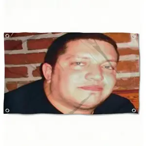 PIKPAKA Funny Sal Vulcano Personalized Flags Instant Party Atmosphere Microfiber Festival Banner Wall Decor Flags | Indoor Outdoor Hanging Decor | Perfect For Bedroom Living Room Bar Garden Party