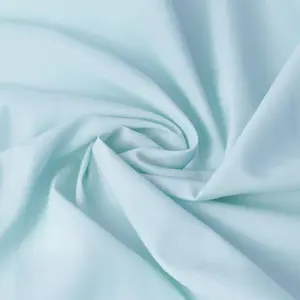 Cotton Polyester Fabric , 57" Wide Broadcloth Soft Lightweight & Breathable Material for Lining, Sewing, DIY(Light Blue, 2Y)