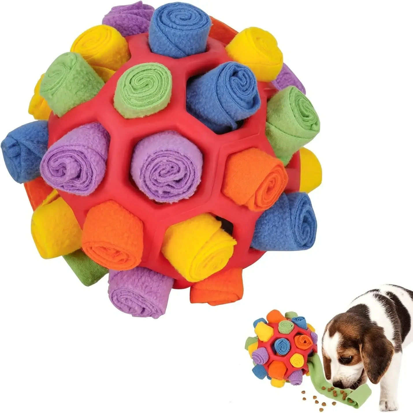 🧠 The Easiest Way to Tire Out Your Dog! ✨ Interactive Snuffle Ball & Dog Puzzle Toy | Treat Dispensing Slow Feeder for Enrichment & Boredom Relief