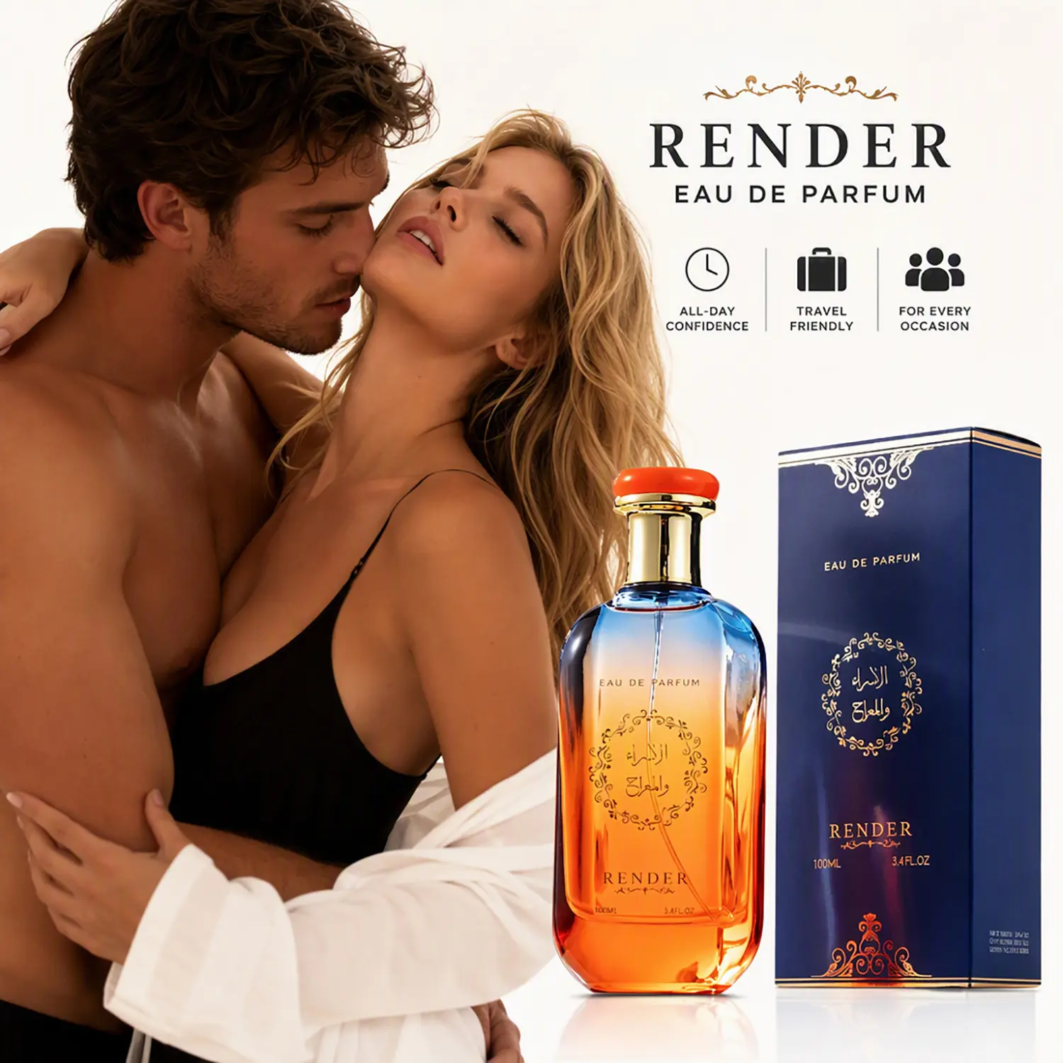Women's Pheromone Perfume, Long-Lasting Sweet Floral Fruity Scent with Pheromone Formula, Arabian Fragrance, Designed to Make Him Obsessed, Share a Wild & Wonderful Night, Perfect Valentine's Day, Christmas & New Year's Eve Gift. 100ML/3.4FL.OZ