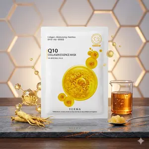Korean Collagen Q10 Essence Mask , Skin Repair Q10 Infusion, Restore Skin Texture
