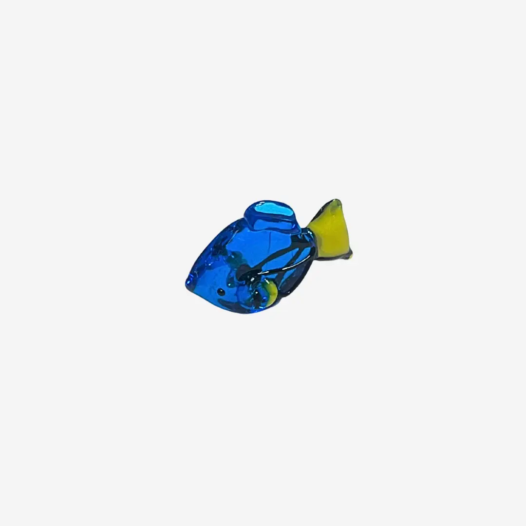 Handmade Lampwork Glass Figurine - Tang Fish
