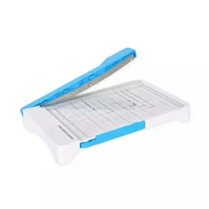Photo Trimmer - Compact Design with Blue Handle, Ideal for Editing Photos, Lightweight and Portable