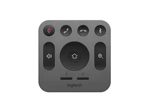 Logitech 993-001389 RF Wireless Replacement Remote for MeetUp Conference Camera - Gray Logitech 993-001389 RF Wireless Replacement Remote for MeetUp Conference Camera - Gray