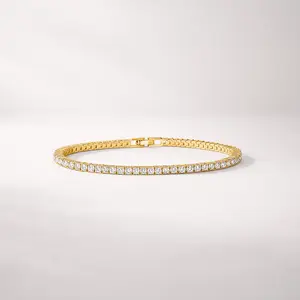 Diamond Tennis Bracelet, Moissanite Tennis Bracelet, Moissanite Handmade Bracelet, Tennis Unisex Bracelet Gift, Diamond Moissanite Bracelet