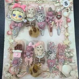 Cute cartoon nail art Size S