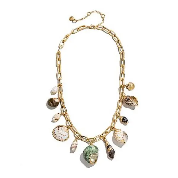 BAUBLEBAR Tropical Charm Multicolor Shell 21" Necklace