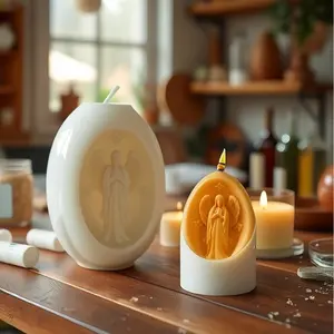 Easter Scented Candle Silicone Mold DIY Easter Egg Diffuser Stone Ornament Grinding Tool