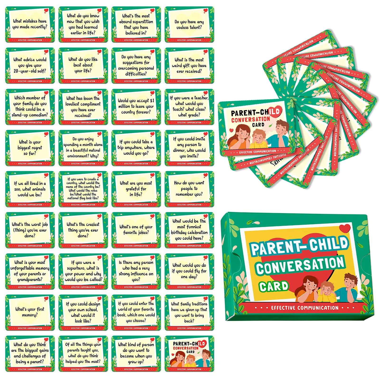 50 Conversation Cards to Help Bond with Kids | Card Game for Elementary School Children | Designed by Experts for Grades 2-5 | Ages 7-10+ |  Fun Family Games for Kids, Perfect for Dinners, Road Trips & Game Nights