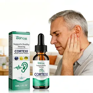 EELHOE Cortexi Ear Drops for Tinnitus Relief & Earwax Cleaning 30ML Supports Healthy Hearing Ear Care